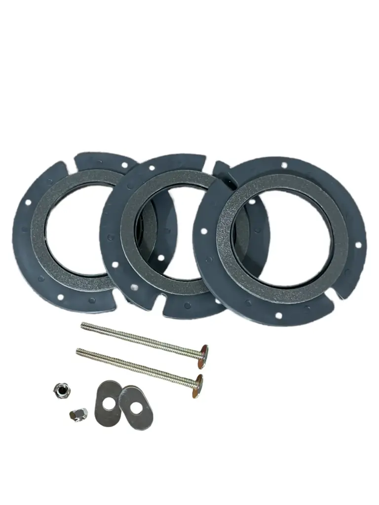 1/4" W Closet Flange Extension Kit w/ gaskets (12 PC Box) for use with ABS (black) GK200A