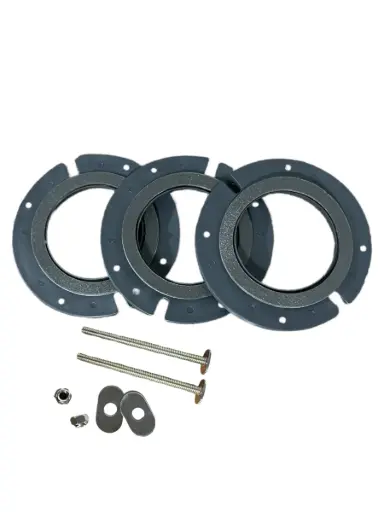 1/4" W Closet Flange Extension Kit w/ gaskets (12 PC Box) for use with ABS (black) GK200A