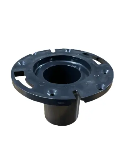 IF333A W 3" Street Adjustable Closet Flange ABS (Black) 12 PC Carton