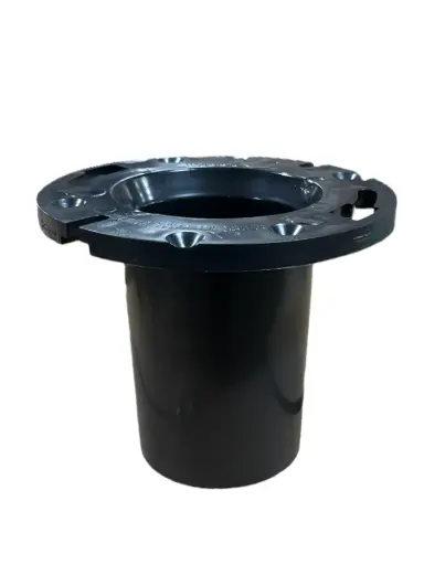 GF340A W Adjustable 3" x 4" Closet Flange Extended Length ABS (Black) 12 PC Carton